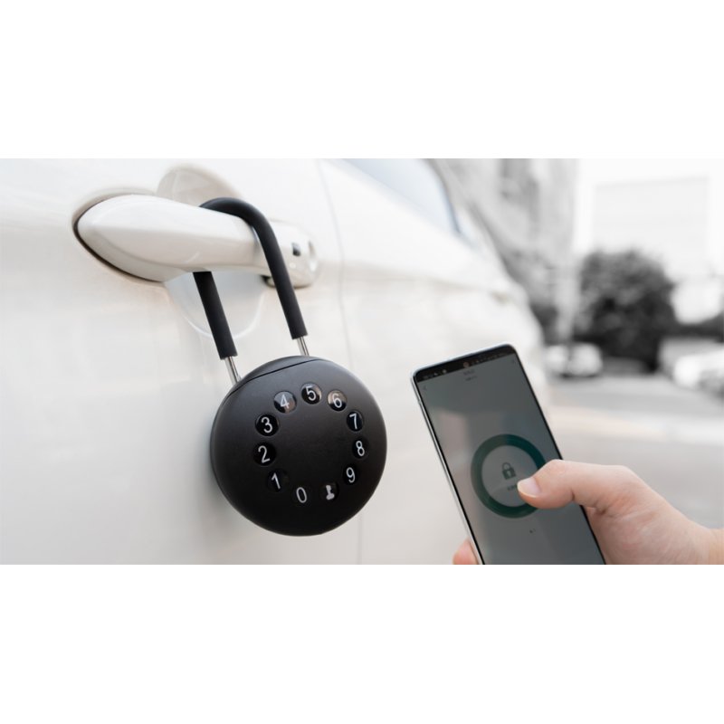 Phoenix Coffre-fort à clés PALM KS0213ES, bluetooth, noir, 100 mm